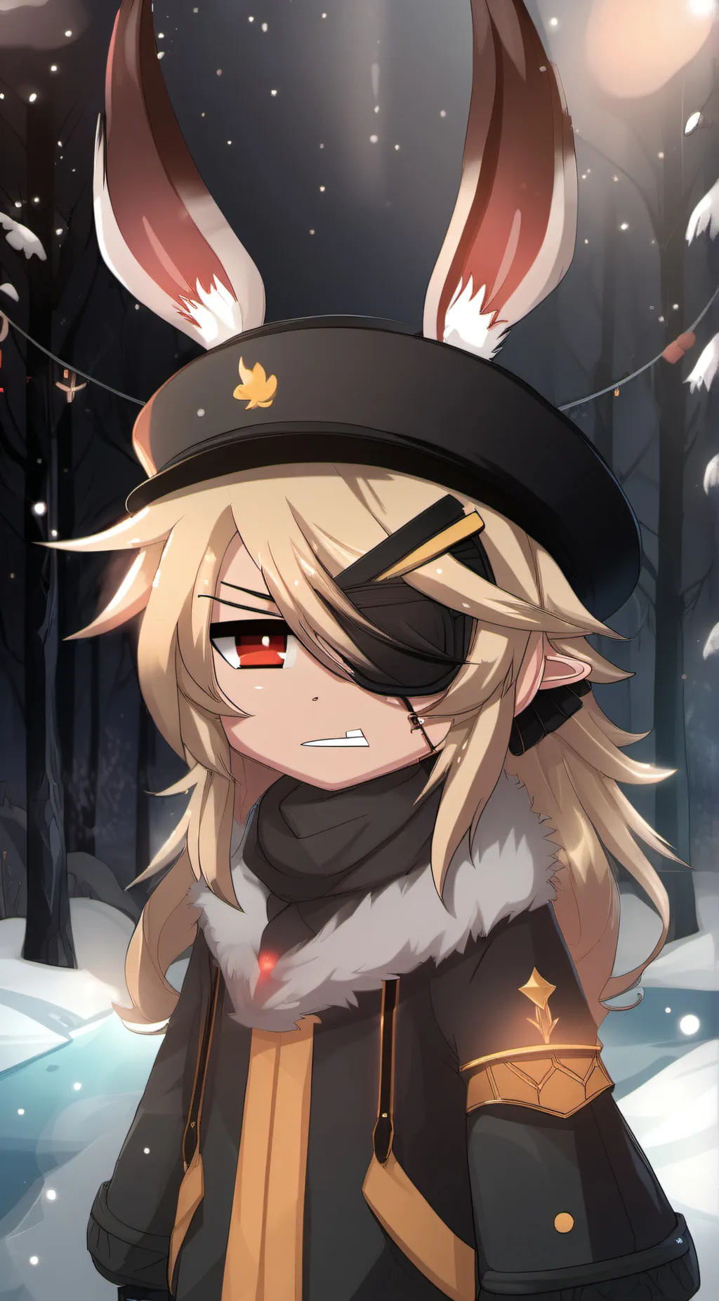 ai character: sky background