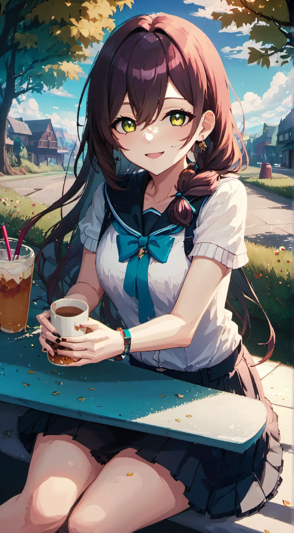 ai character: emily background