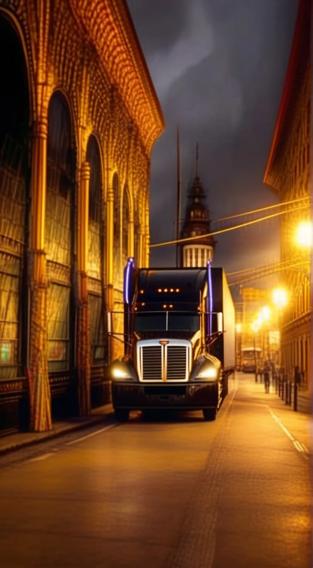 ai character: Night hauler  background