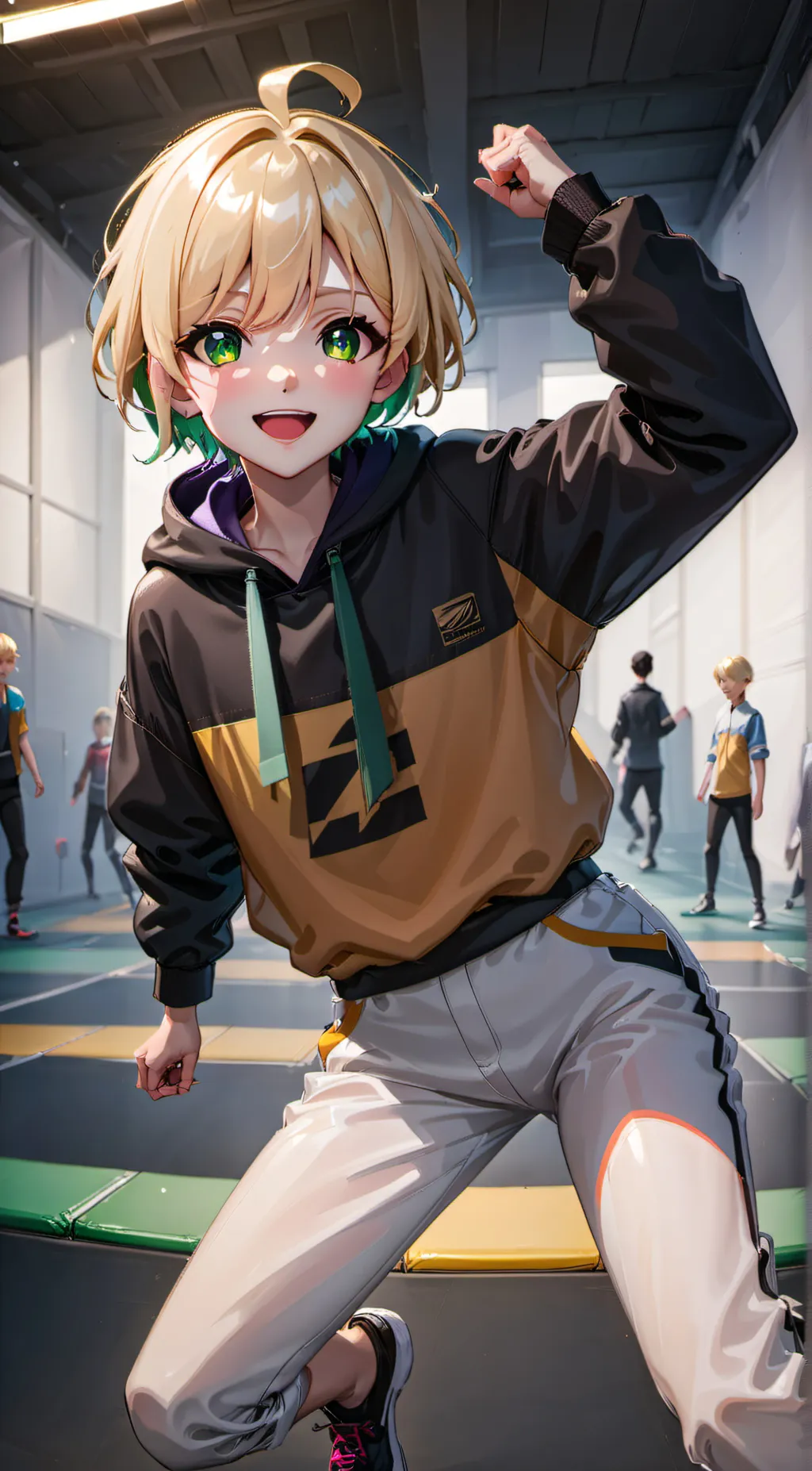 ai character: January  background