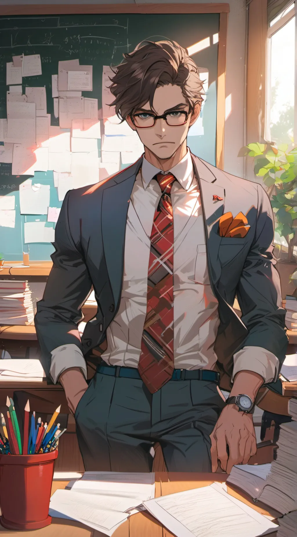 ai character: Mister Strict background