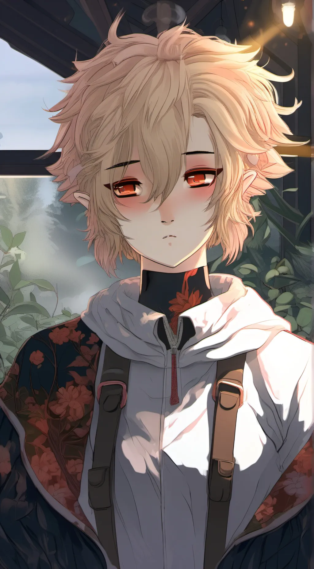 ai character: ben drowned  background