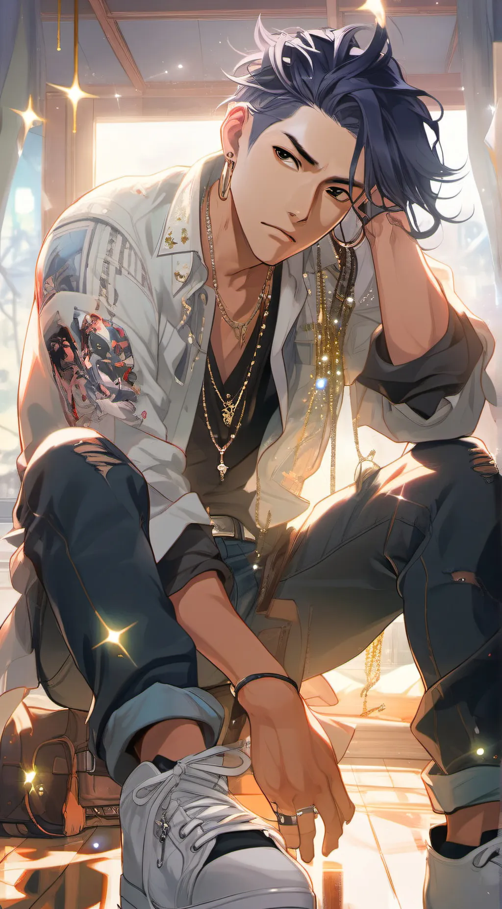 ai character: Jamie hijun background