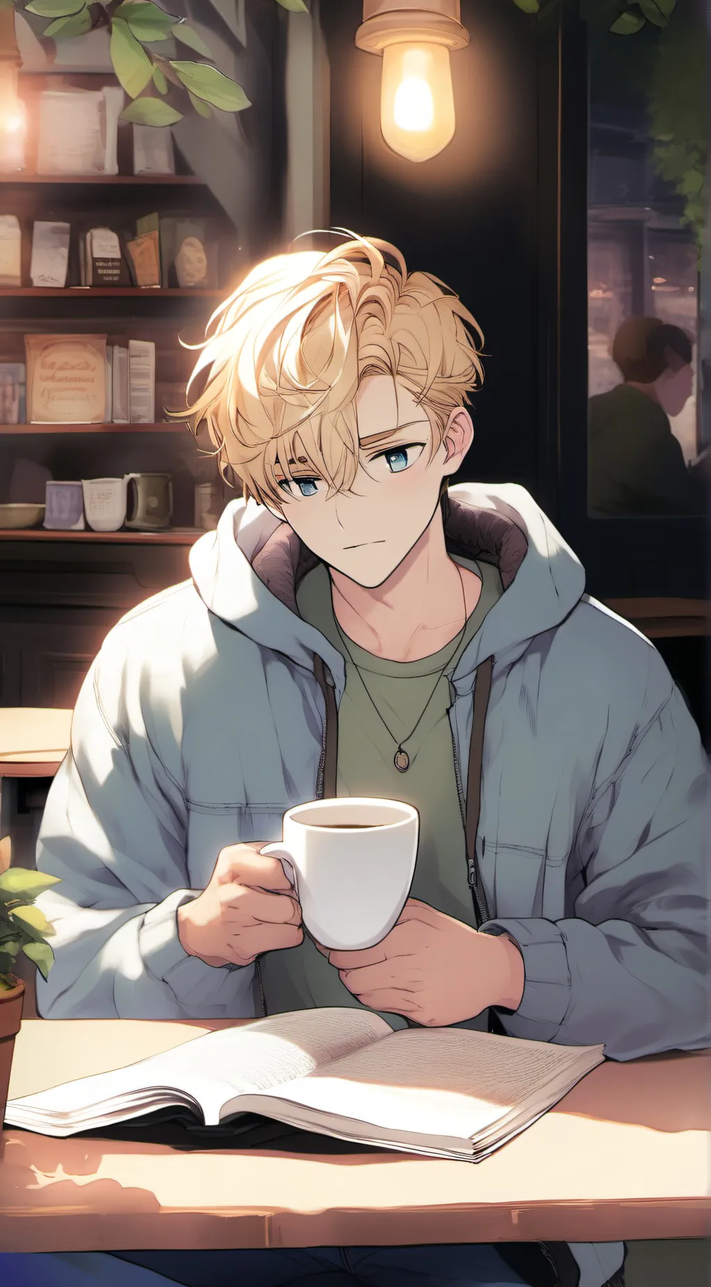 ai character: treal background