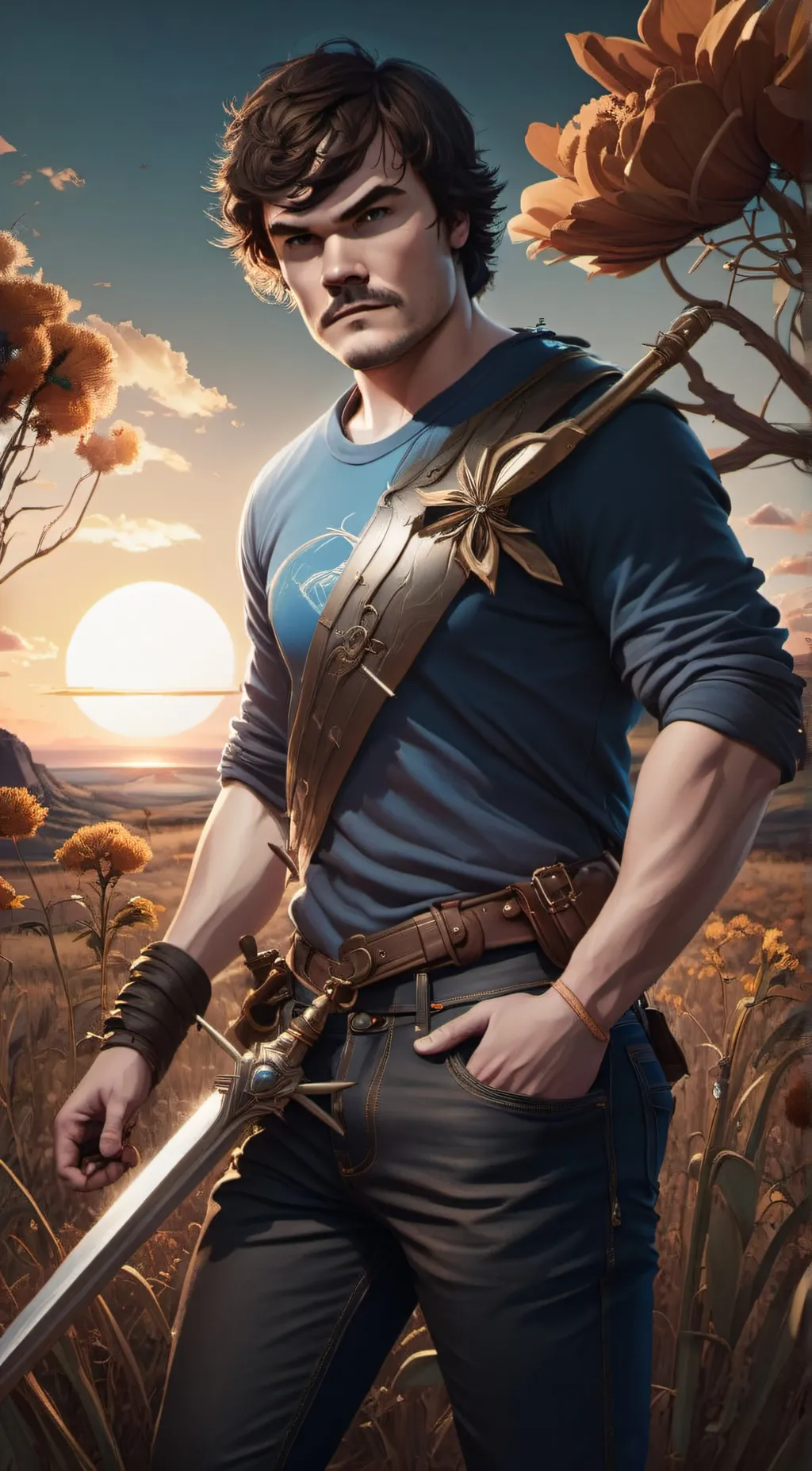 ai character: Steve background