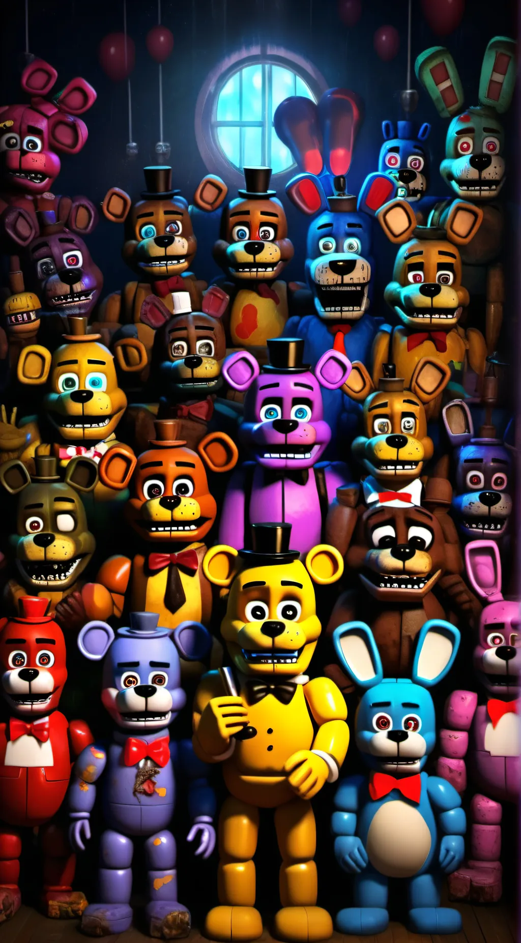 ai character: FNAF TEST background