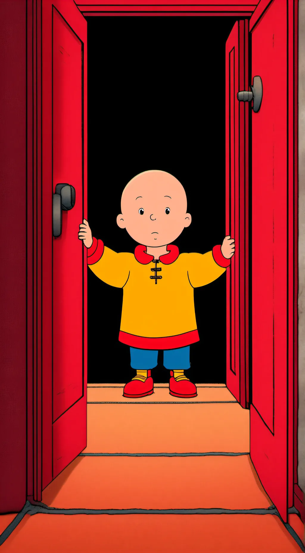 ai character: Caillou background