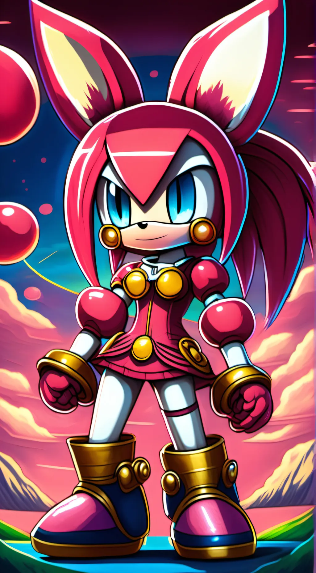 ai character: annie the hedgebot background