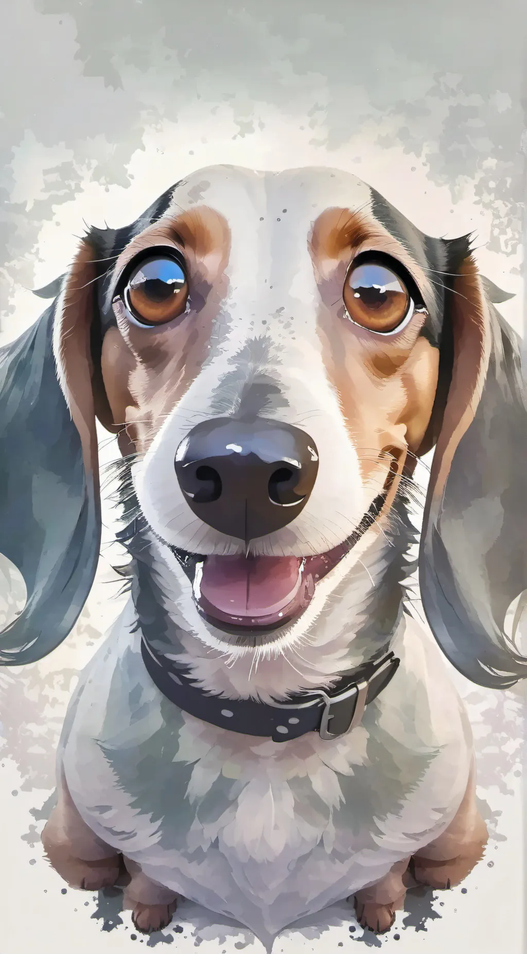 ai character: what the dog doing background