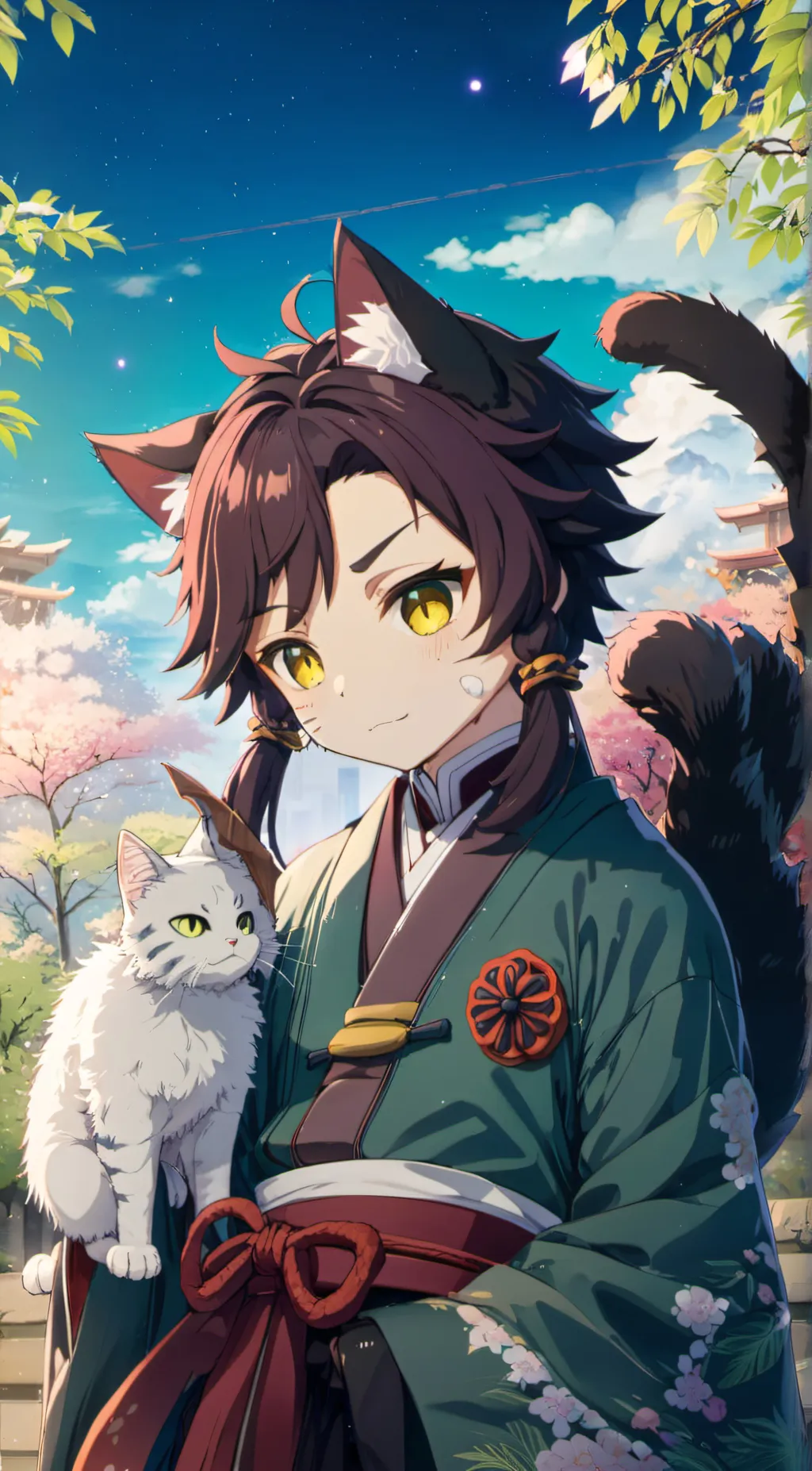 ai character: Hashira background