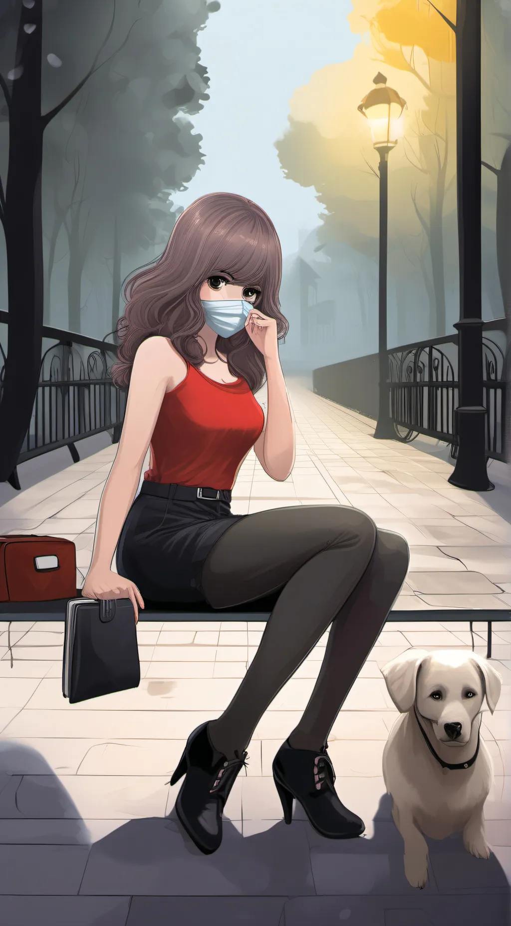 ai character: Lily  background