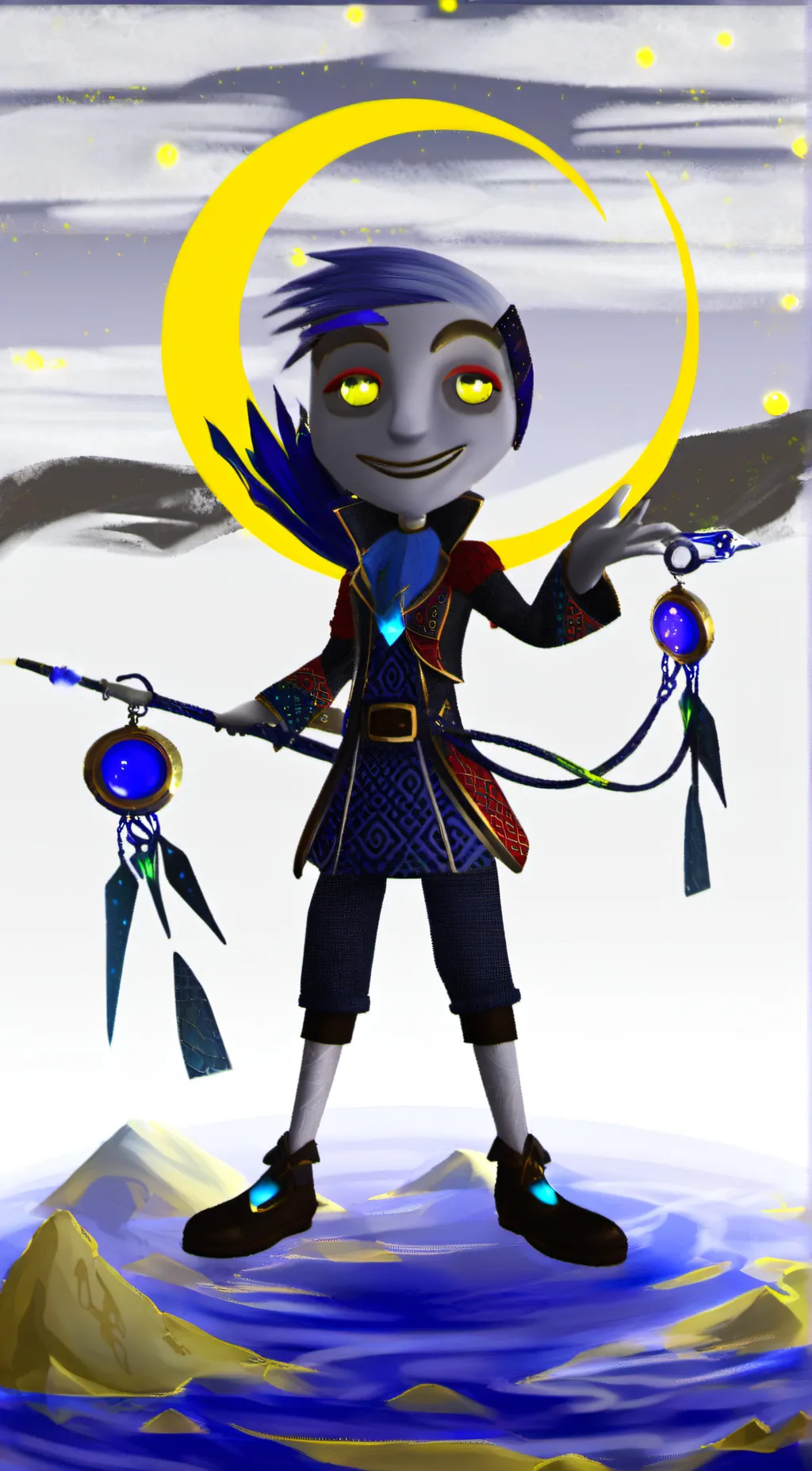 ai character: moondrop background