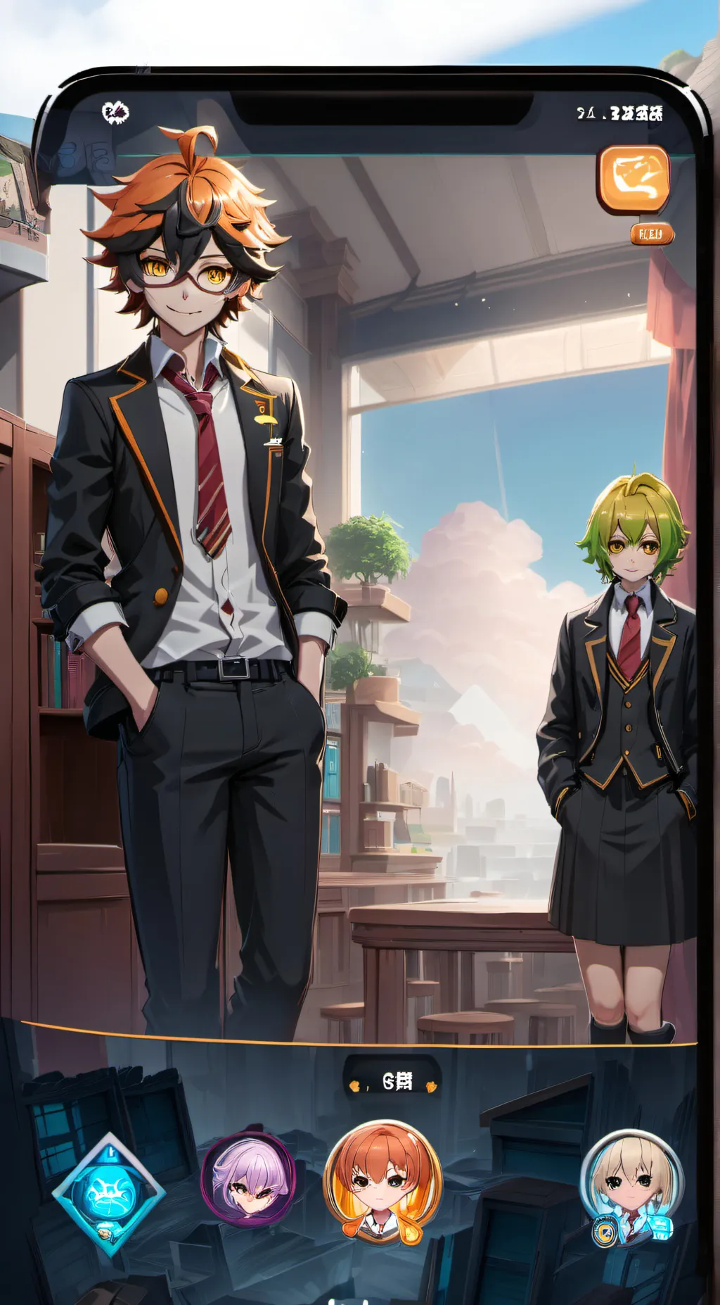 ai character: Zack background