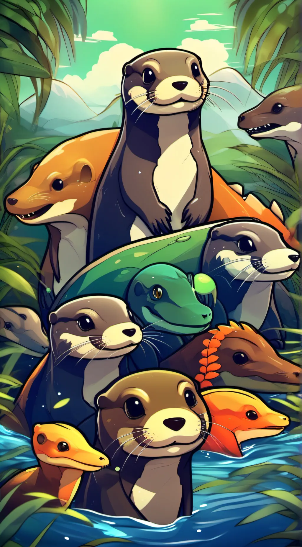 ai character: lexer background