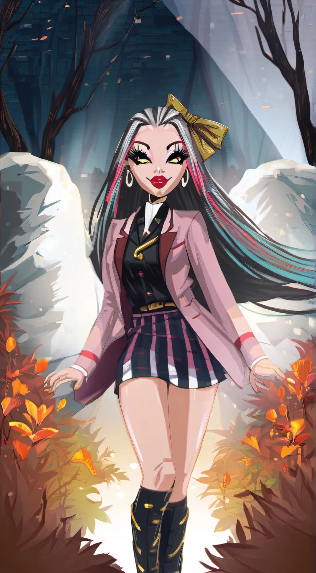 ai character: Sally  background