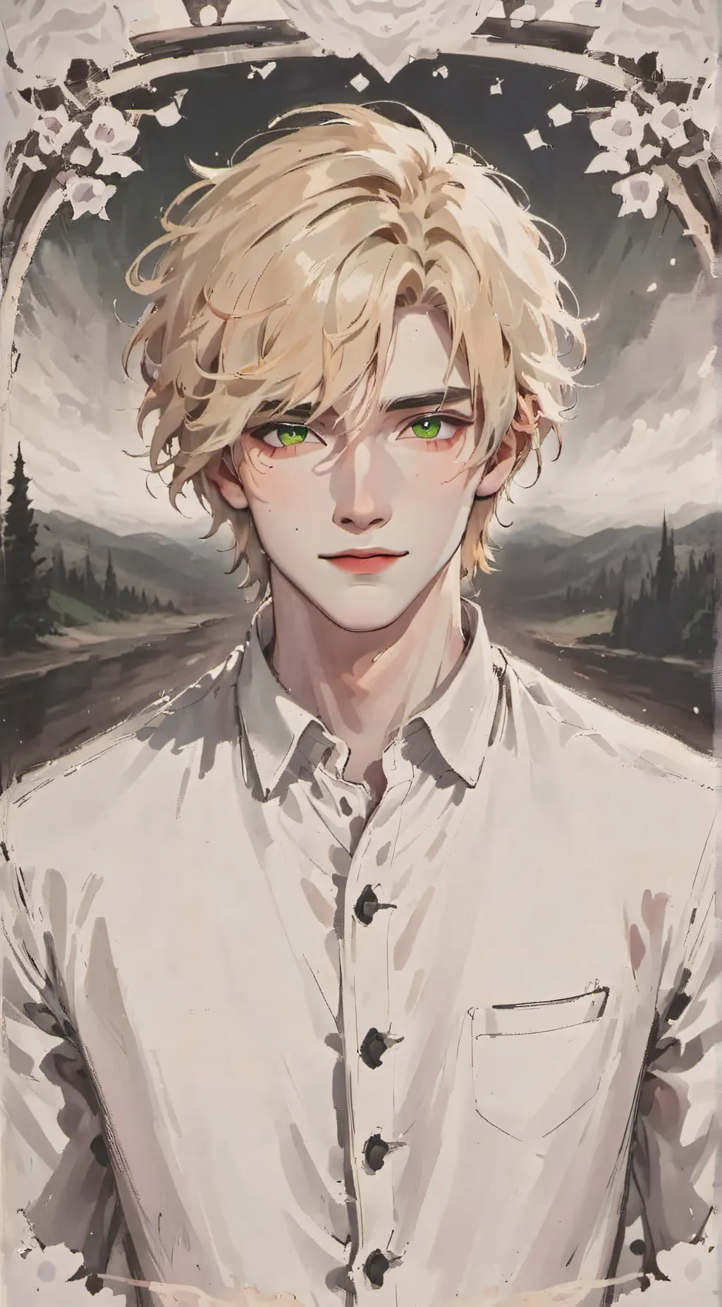 ai character: Noah the twink background