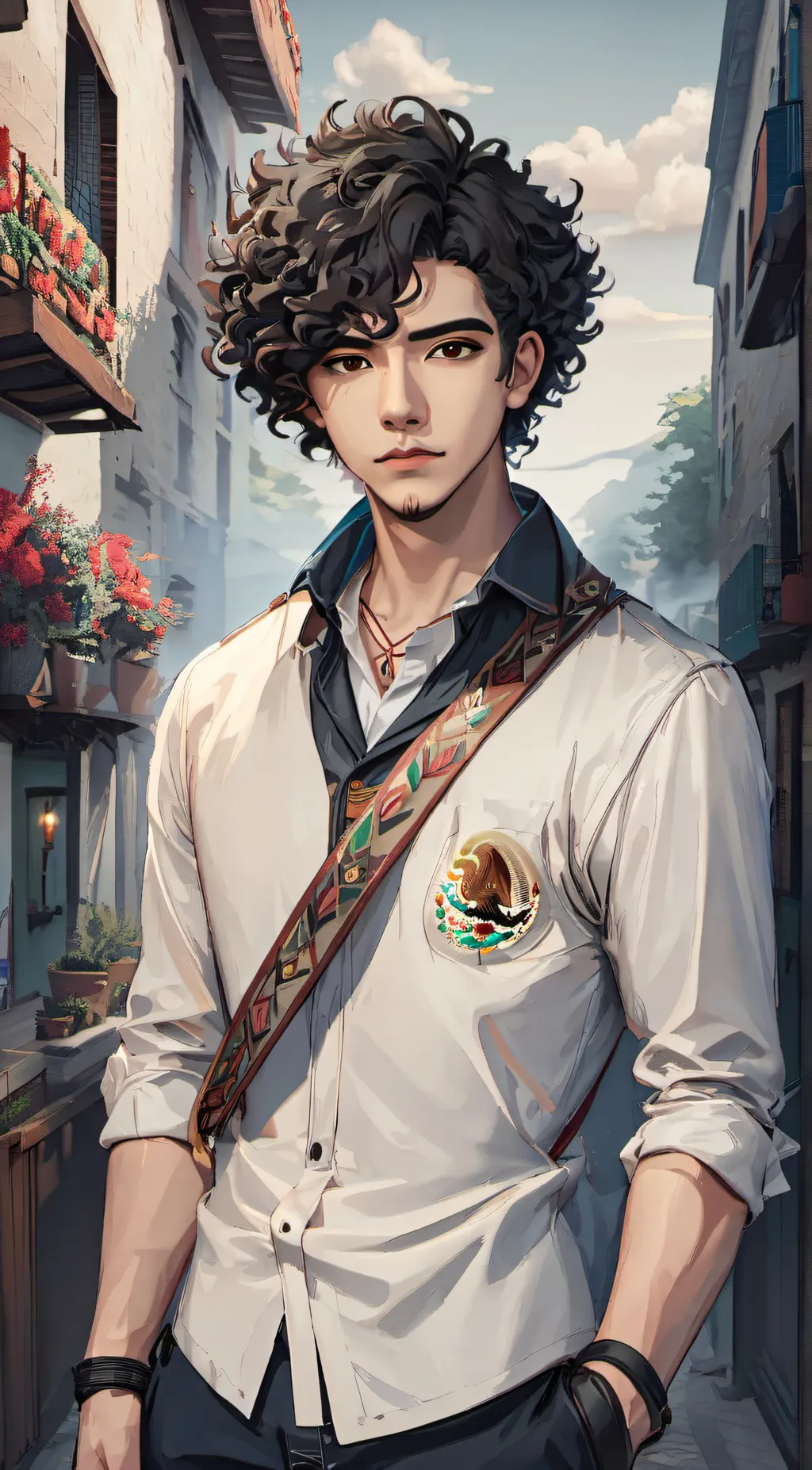 ai character: André background