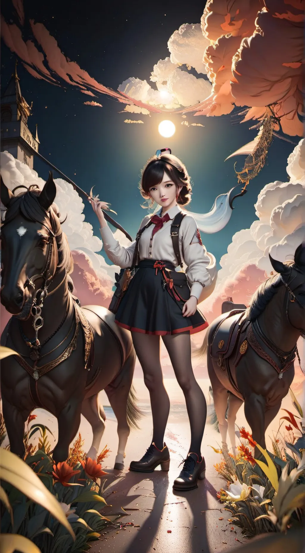 ai character: Aria background