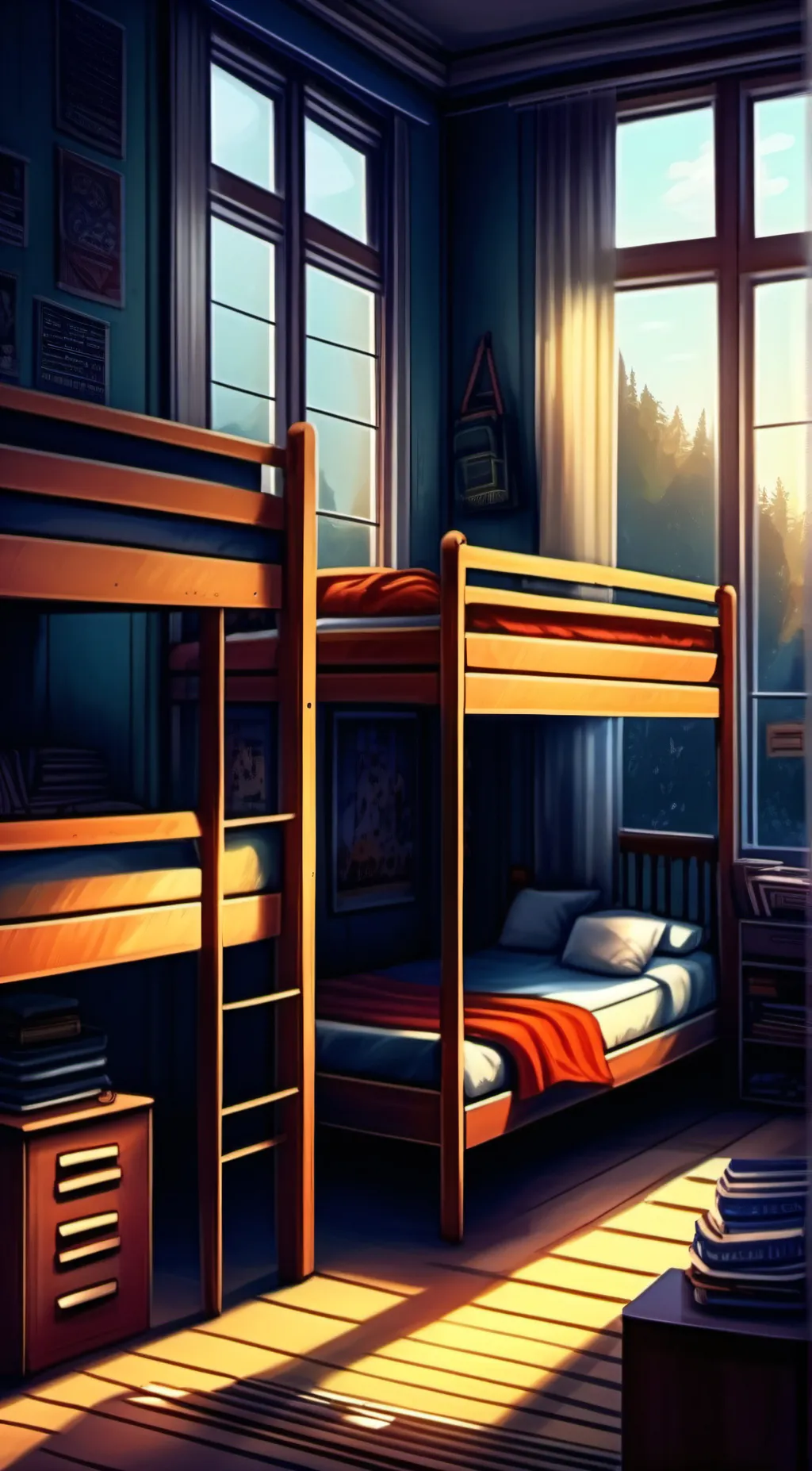 ai character: Your roommates. background