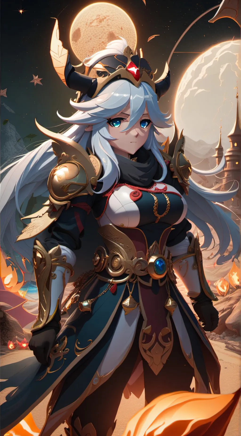 ai character: virgo background