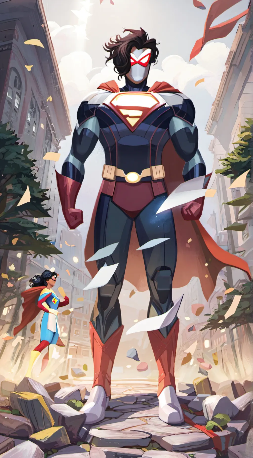 ai character: Pack background