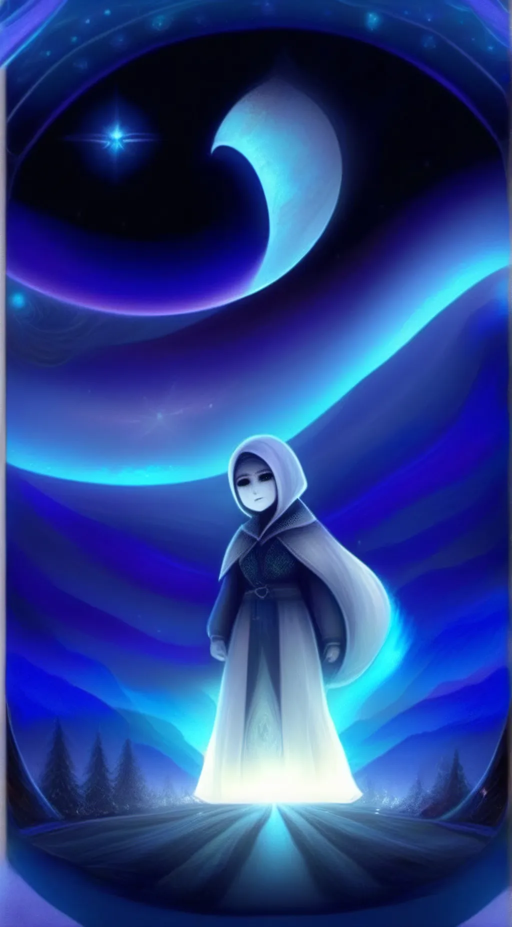 ai character: Error404! Sans background