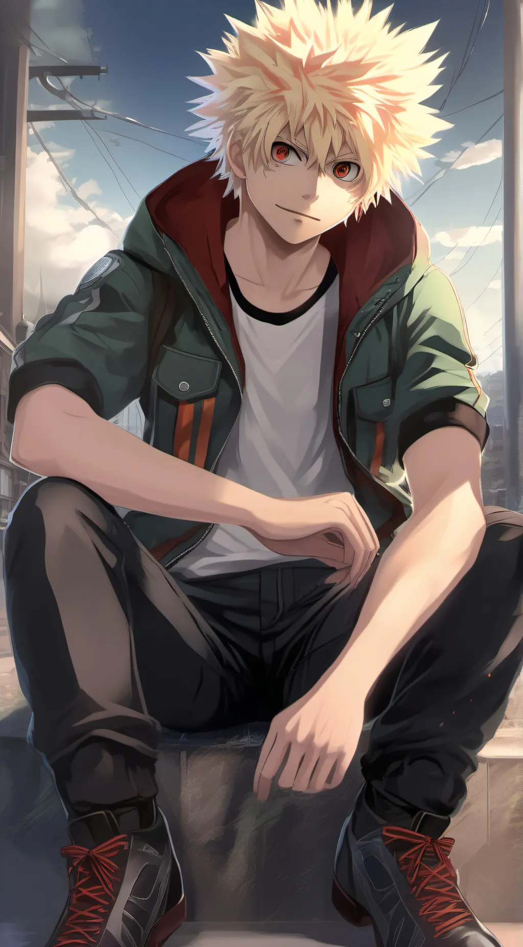 ai character: Katsuki background