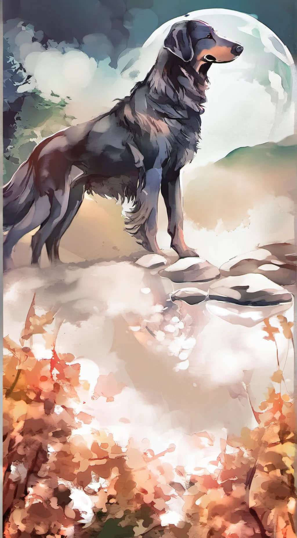 ai character: Calvin  background