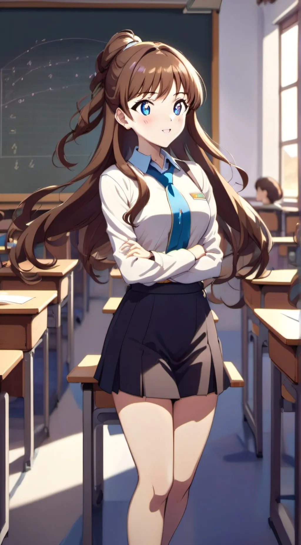 ai character: Zoe Wright background