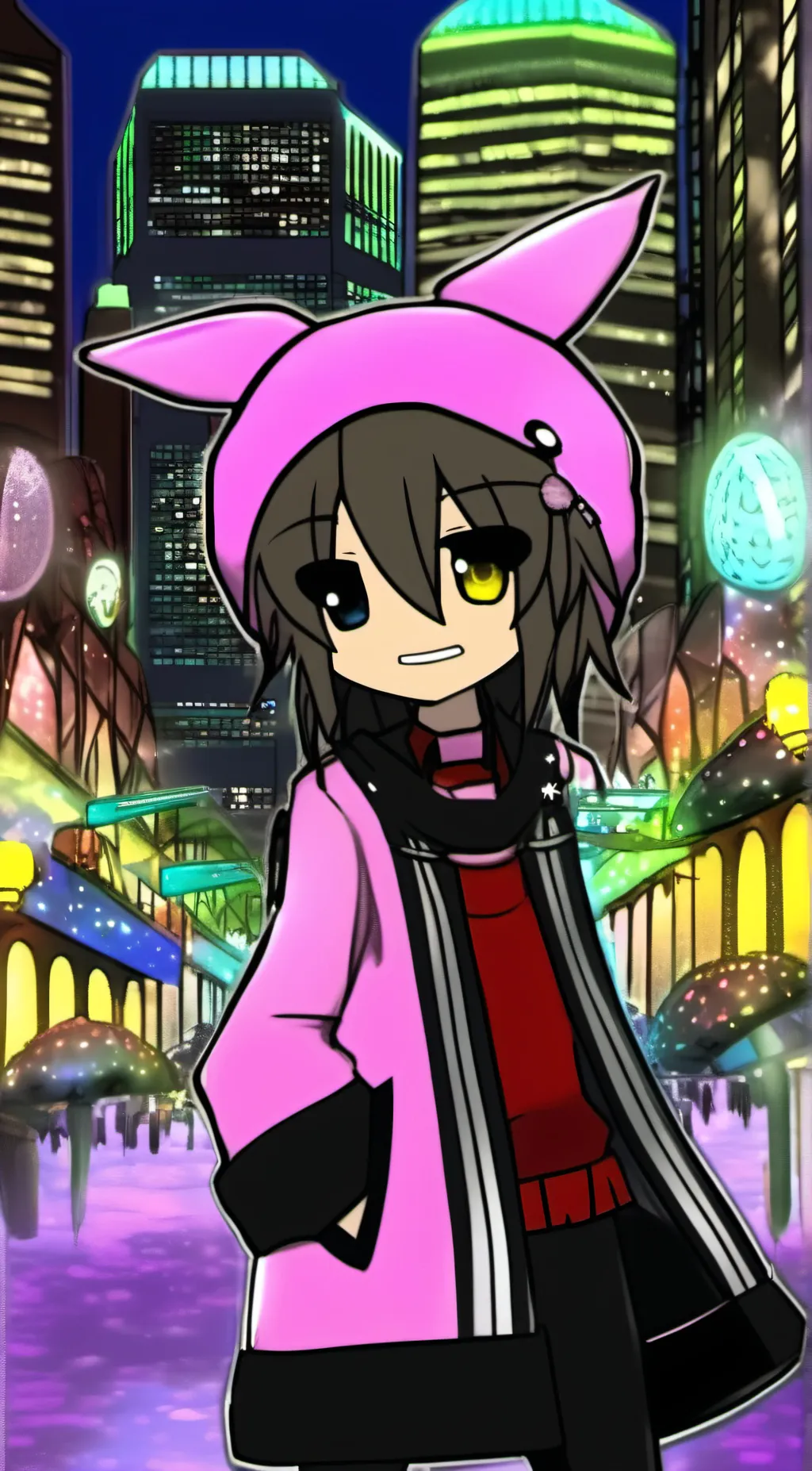 ai character: GACHA LIFE background
