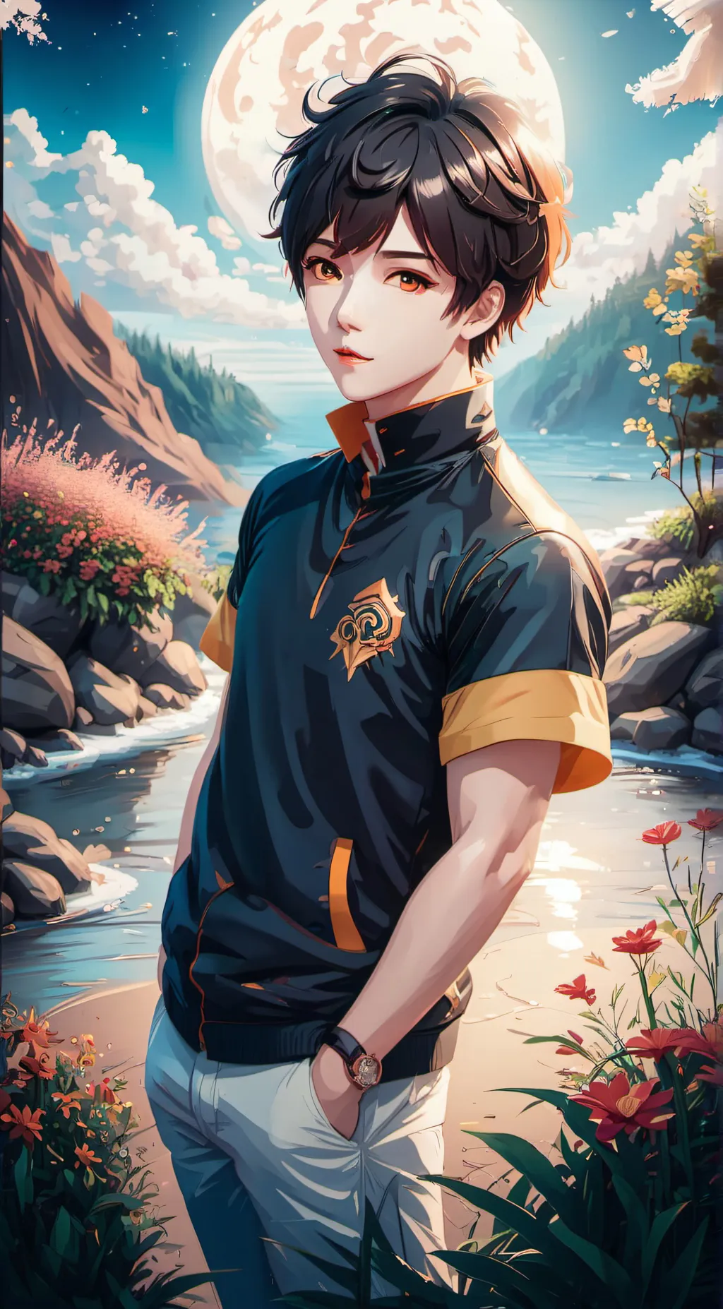 ai character: kai background