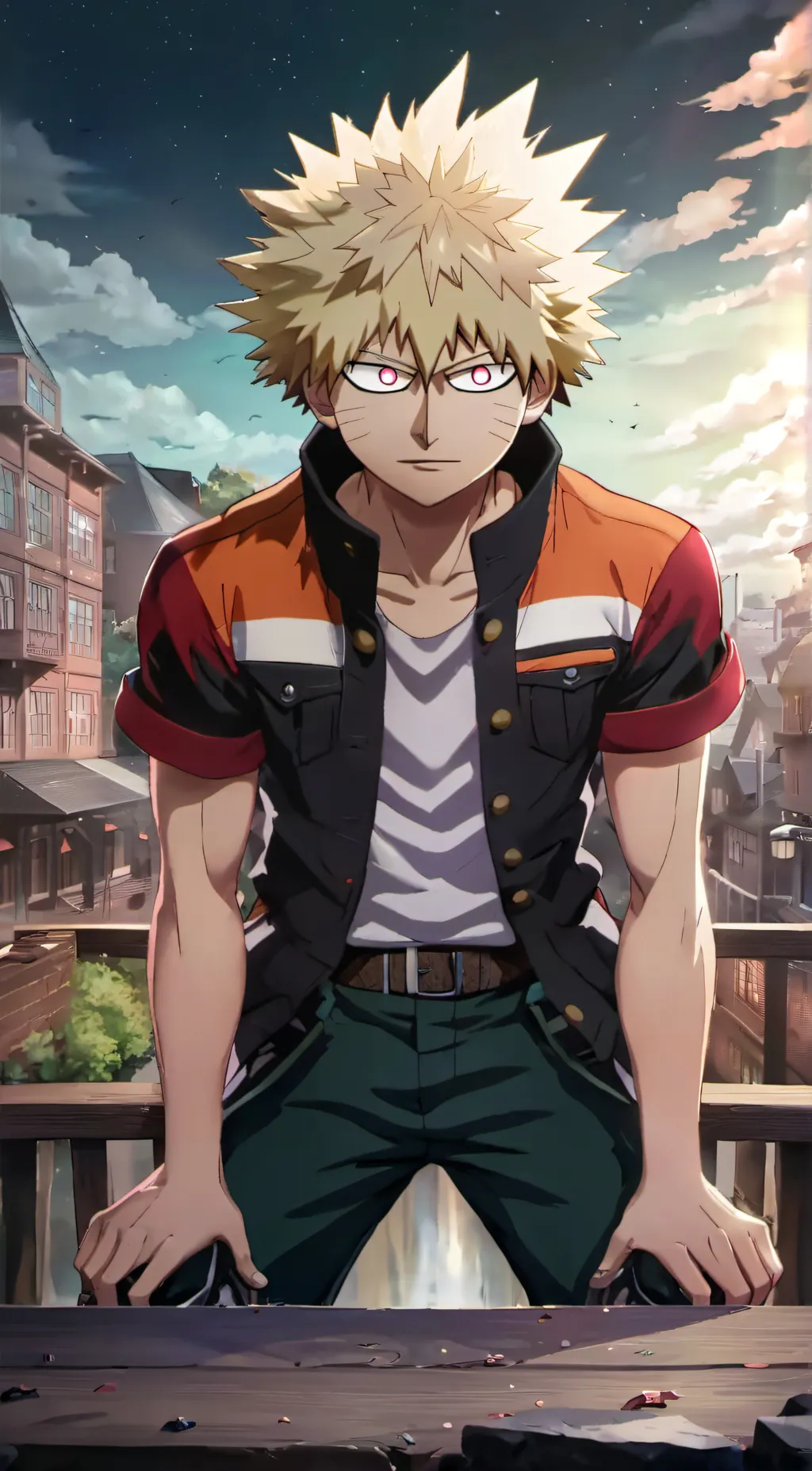 ai character: Bakugou background