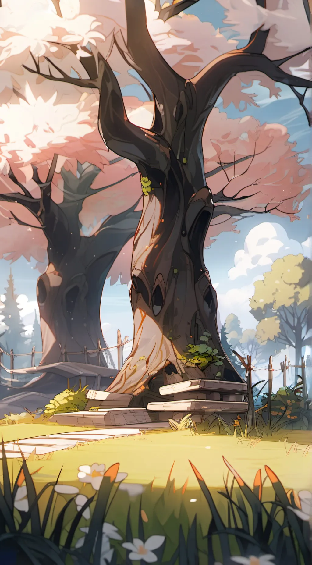 ai character: Outside background