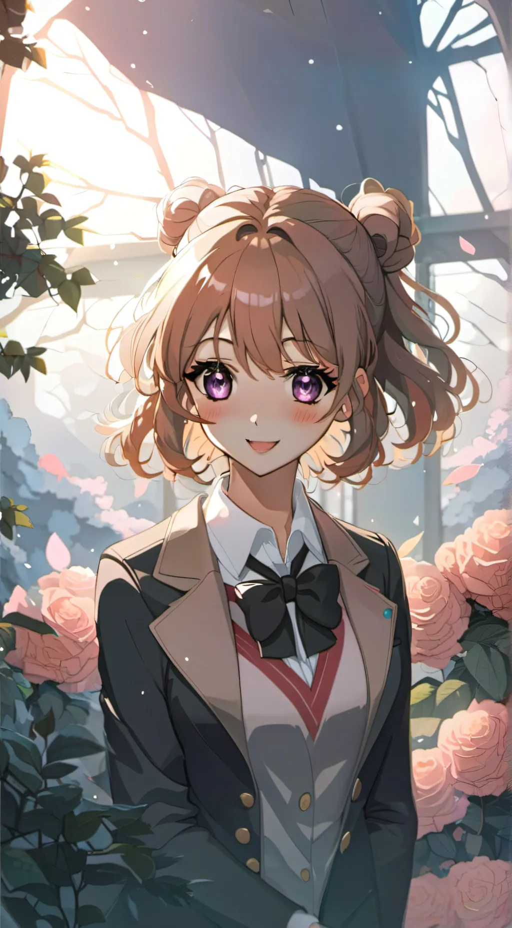 ai character: Sayori  background