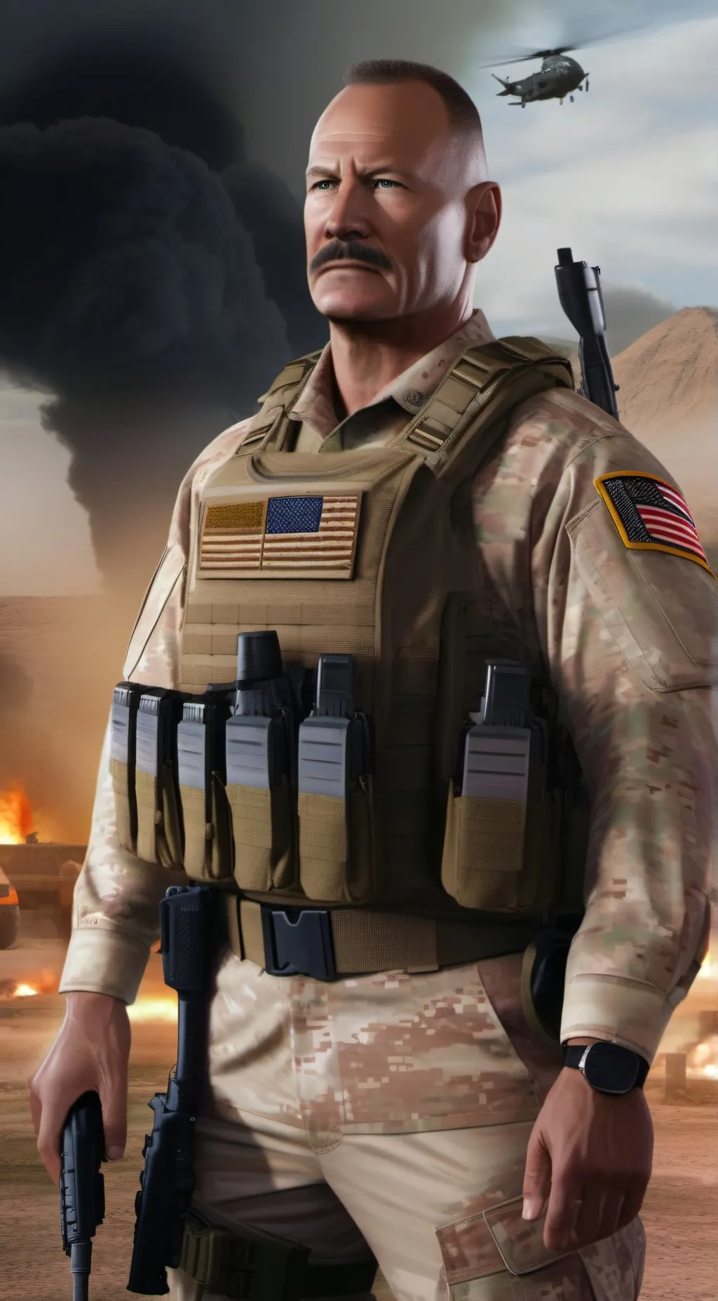 ai character: General Julian  background