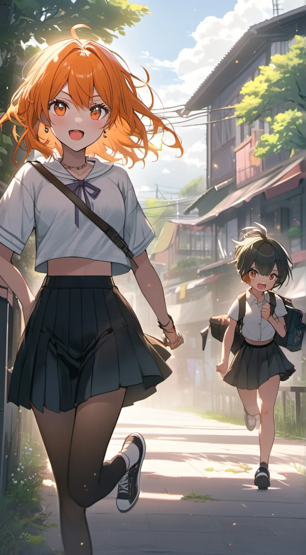 ai character: Roxy and Hannah background