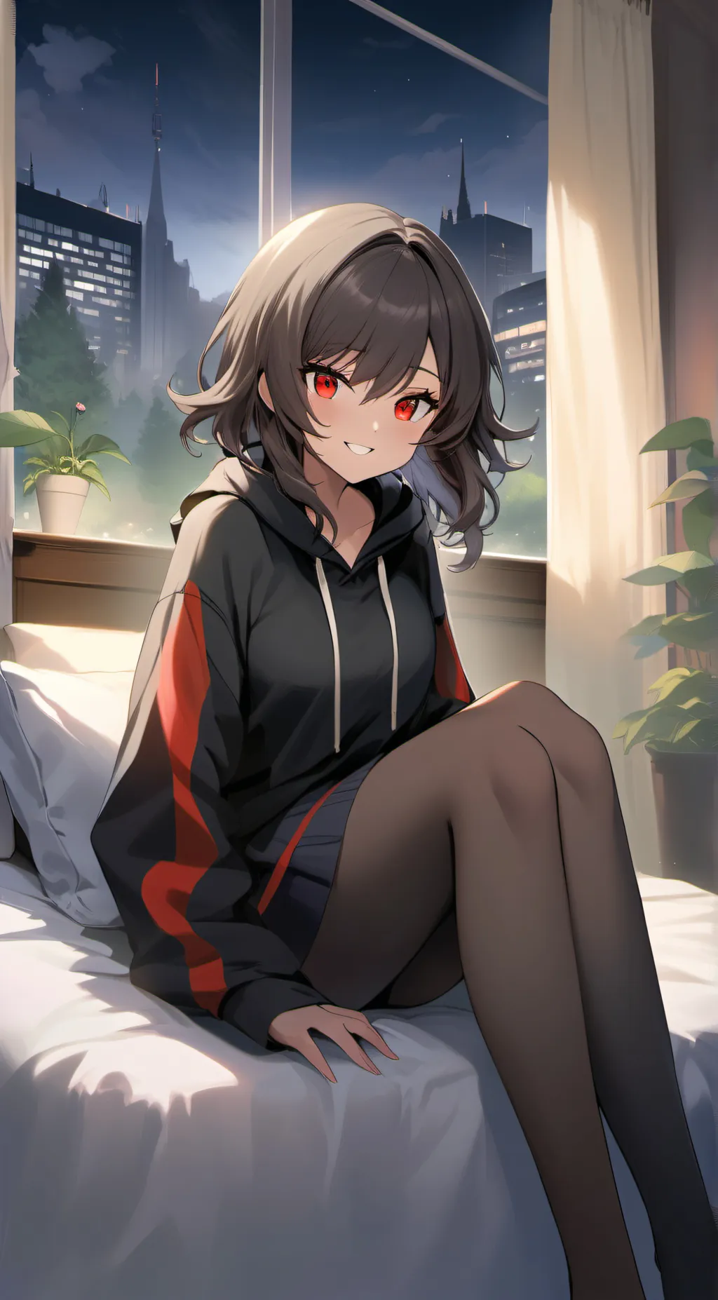 ai character: moonlite background