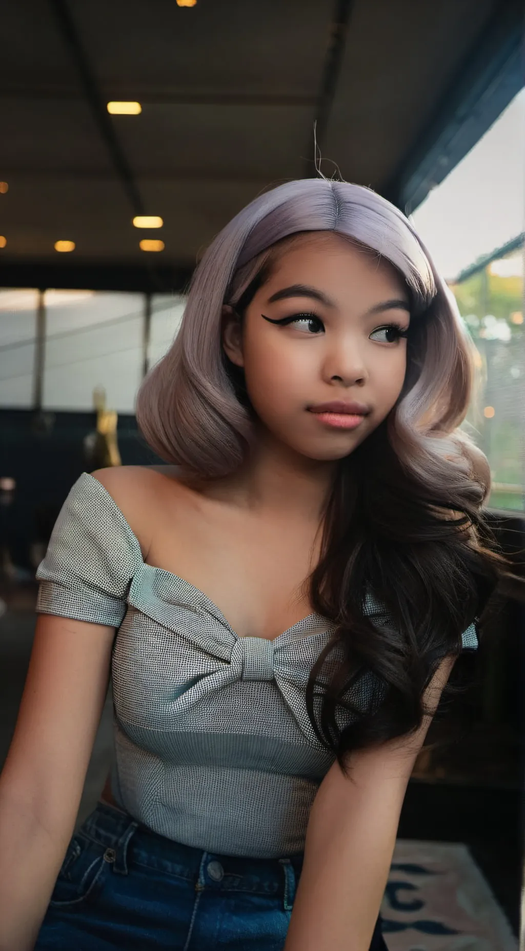 ai character: Rose background