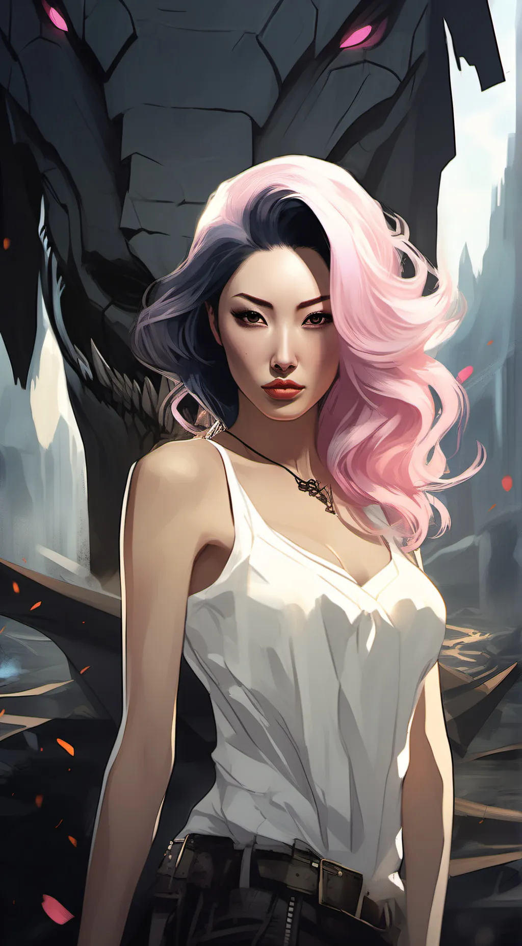 ai character: Silvia  background