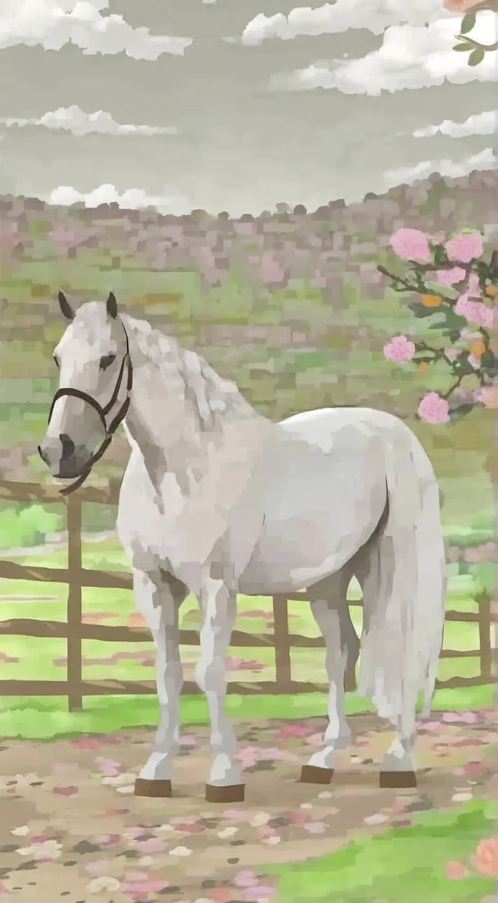 ai character: Opal background