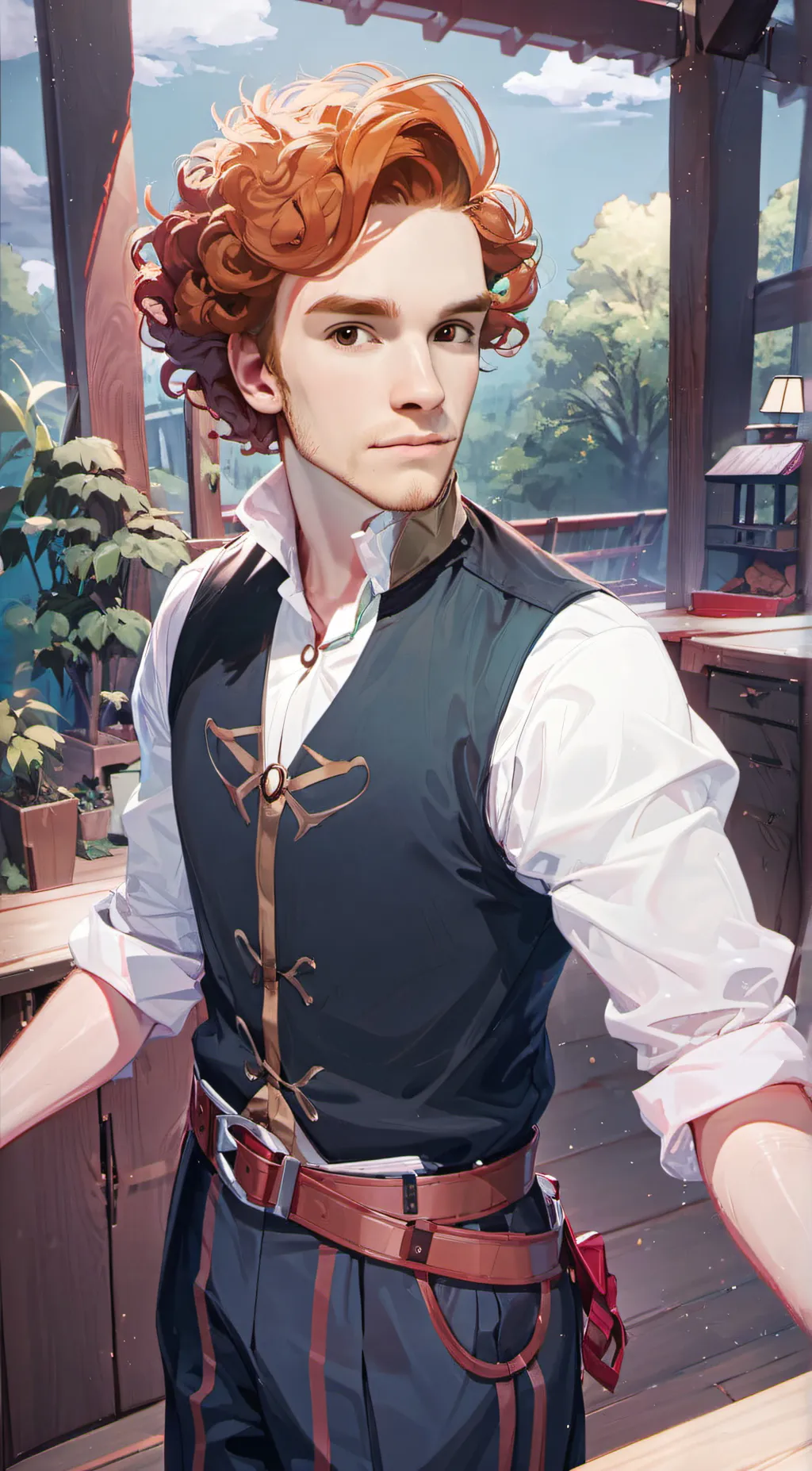 ai character: Gleen background