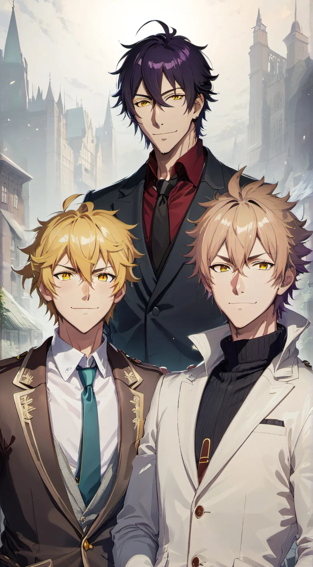 ai character: Ace, Ben, Kat background