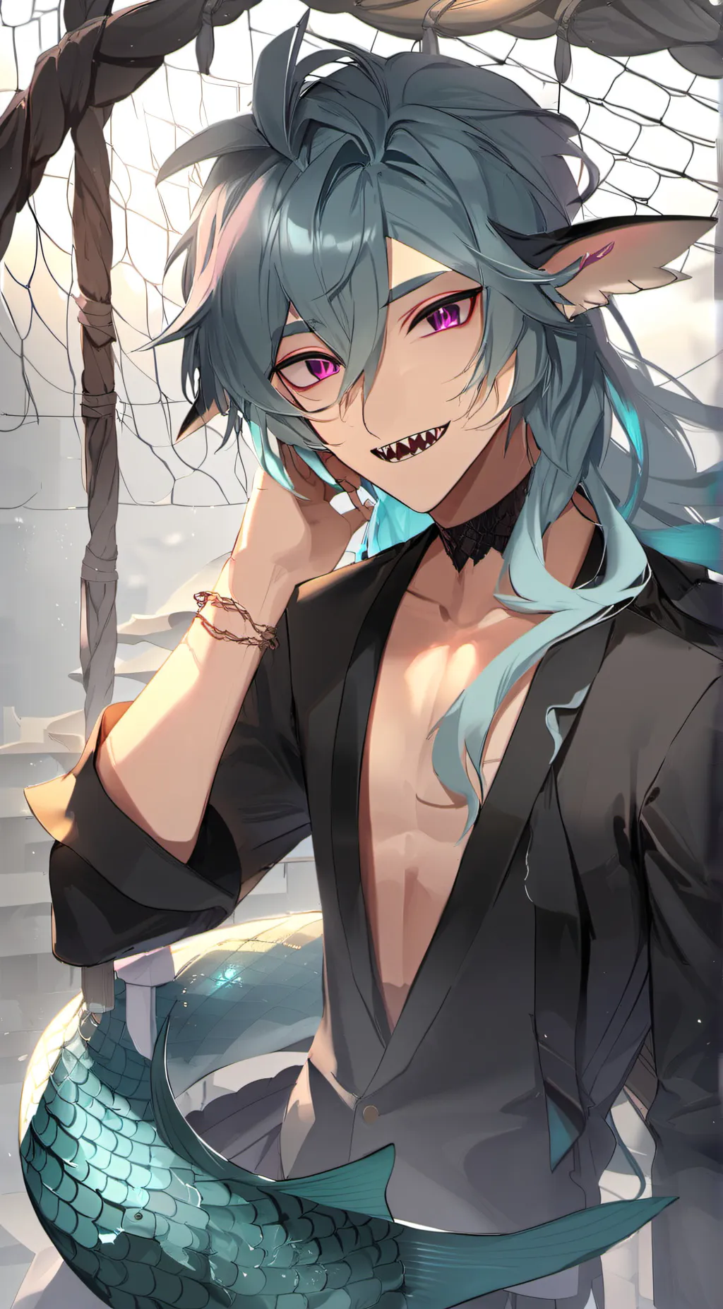 ai character: Sparrow background