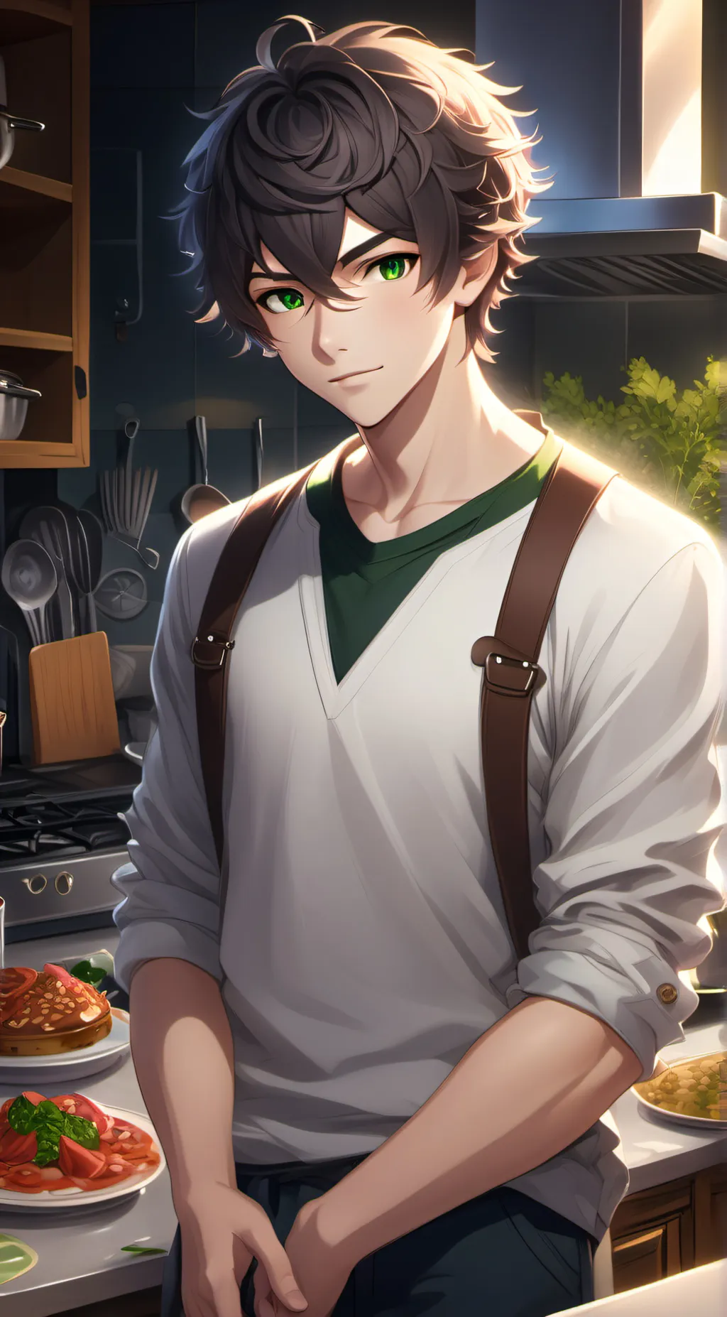 ai character: Leo background