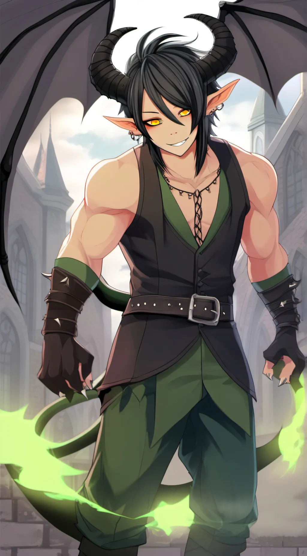 ai character: 😈Jackle the demon😈 background