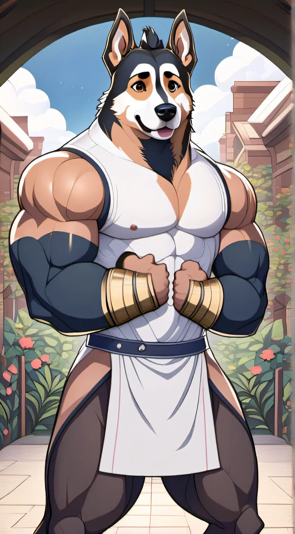 ai character: chase the male dog background