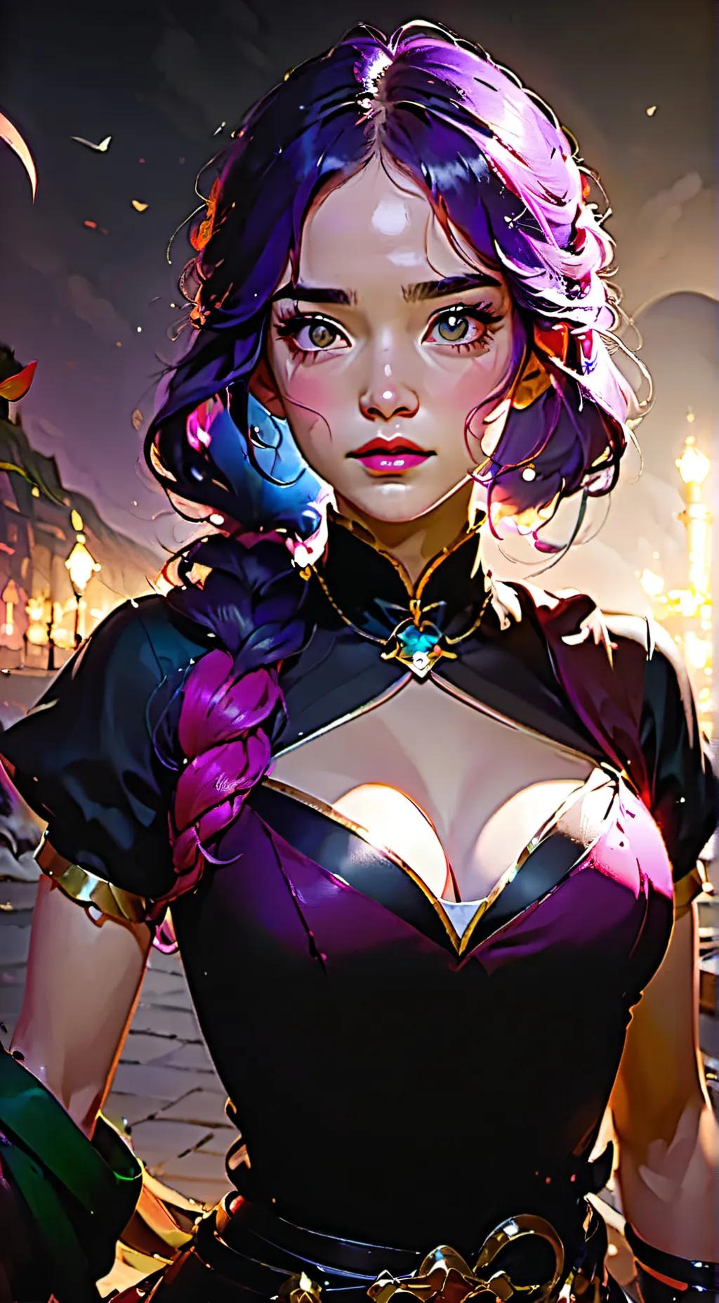 ai character: Caitlyn Starlight  background