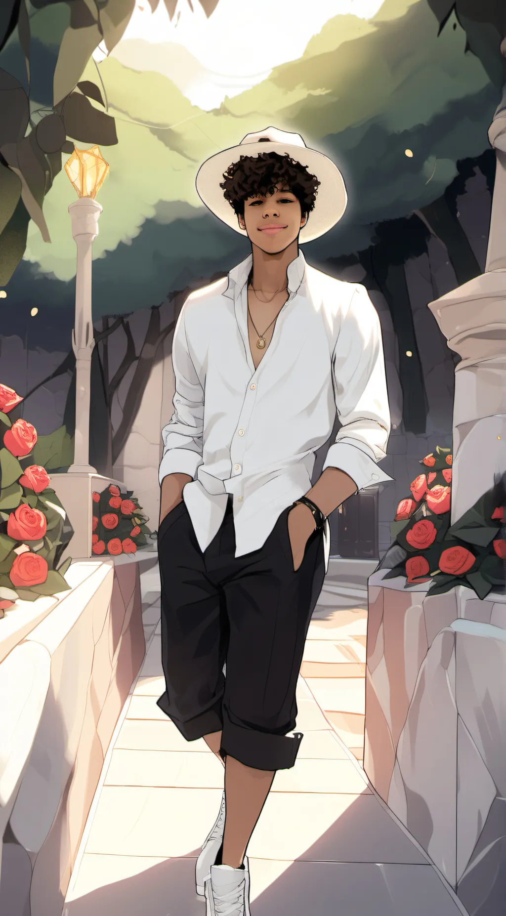 ai character: skylen background