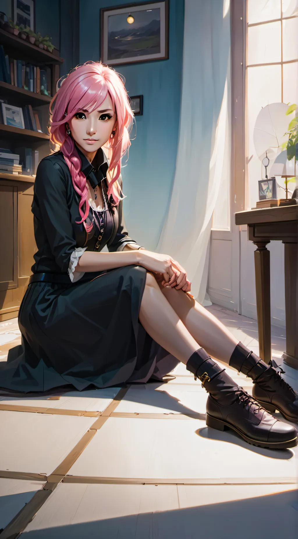 ai character: Aria background