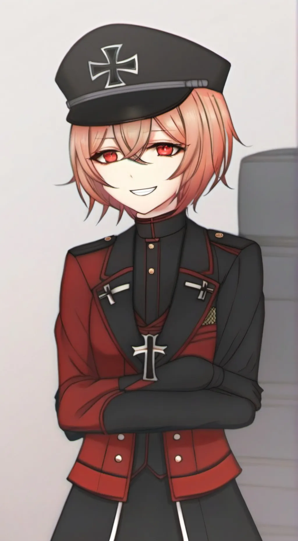 ai character: German Soldier  background